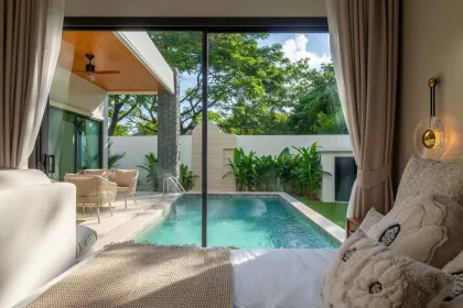 2 Schlafzimmer, 2 Badezimmer Poolvilla in Shambhala Sol Chalong