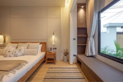 Роскошная вилла с 2 спальнями и бассейном в Shambhala Sol Villa Чалонг