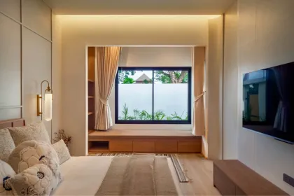 Роскошная вилла с 2 спальнями и бассейном в Shambhala Sol Villa Чалонг