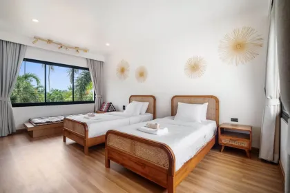 Villa de lujo de 4 dormitorios con piscina de agua salada y pozo privado