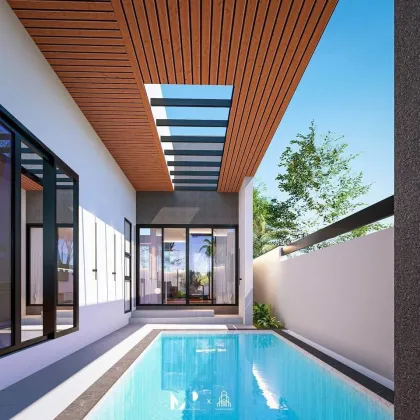 Villa de esquina con piscina en ubicación privilegiada en Koh Kaew, Phuket