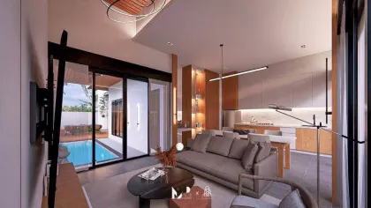 Villa de esquina con piscina en ubicación privilegiada en Koh Kaew, Phuket
