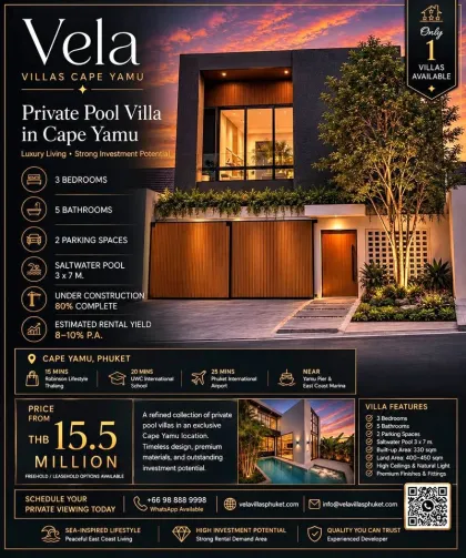 Dernière villa avec piscine privée à Cape Yamu, Phuket