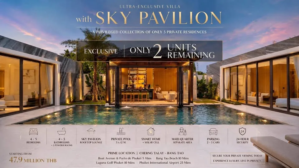 Ultra-Luxusvilla mit Sky Pavilion in Cherng Talay