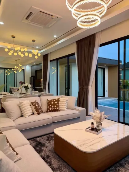 Modern 3 Bed 3 Bath Pool Villa near BISP Koh Keaw