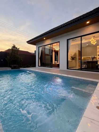Modern 3 Bed 3 Bath Pool Villa near BISP Koh Keaw