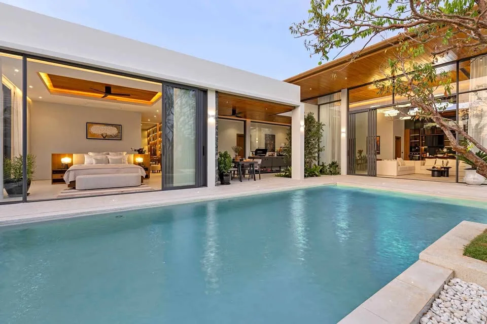 Private Poolvilla in ruhiger, bewachter Gemeinschaft in Cherng Talay
