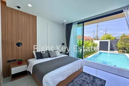 Новая вилла с 3 спальнями и частным бассейном рядом с BIS Koh Keaw