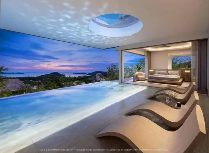 Роскошные виллы на вершине холма с видом на океан Garden Atlas Bayview