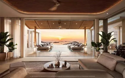 Роскошные виллы на вершине холма с видом на океан Garden Atlas Bayview