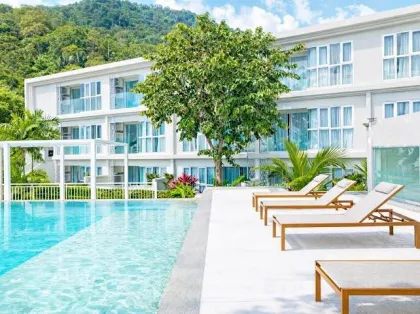 1-Zimmer-Apartment mit Panoramablick auf das Meer in Patong