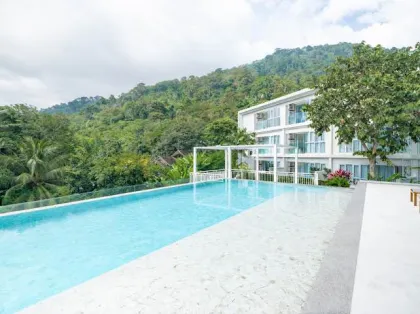 1-Zimmer-Apartment mit Panoramablick auf das Meer in Patong