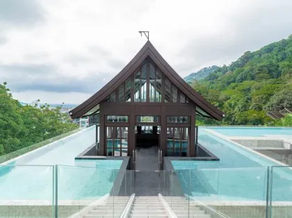 1-Zimmer-Apartment mit Panoramablick auf das Meer in Patong