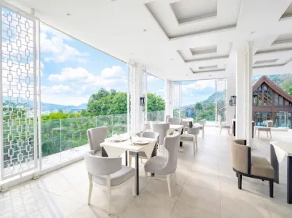 1-Zimmer-Apartment mit Panoramablick auf das Meer in Patong