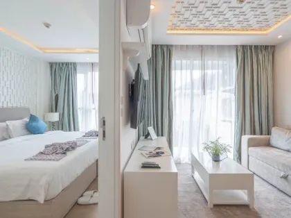 1-Zimmer-Apartment mit Panoramablick auf das Meer in Patong