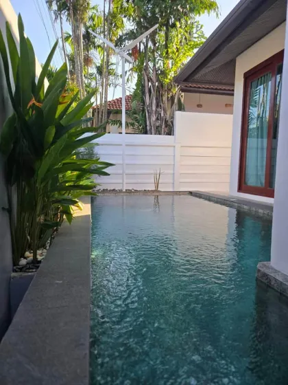 3 ห้องนอน 2 ห้องน้ำ บ้านพร้อมสระว่ายน้ำส่วนตัวใกล้ Blue Tree Phuket