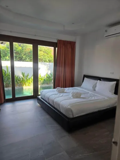 3 ห้องนอน 2 ห้องน้ำ บ้านพร้อมสระว่ายน้ำส่วนตัวใกล้ Blue Tree Phuket