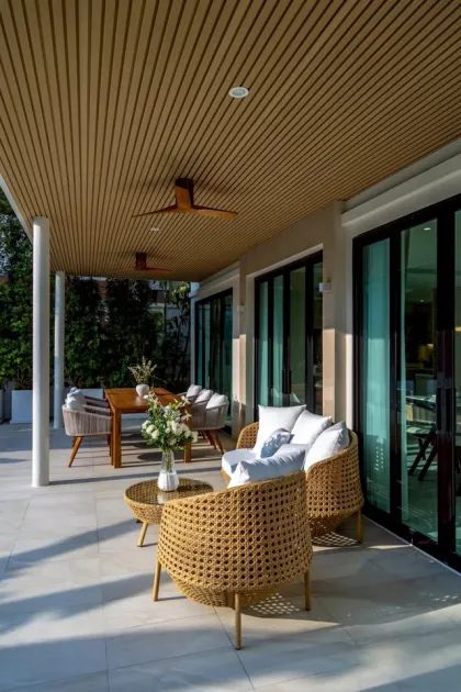 Villa de 3 habitaciones con piscina privada de agua salada en The Place Thalang