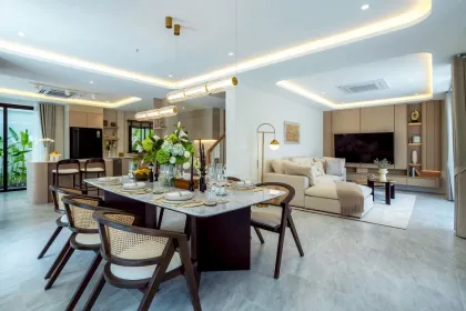 Villa de 3 habitaciones con piscina privada de agua salada en The Place Thalang