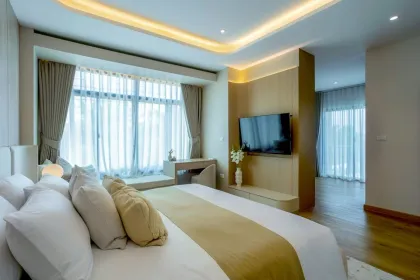 Villa de 3 habitaciones con piscina privada de agua salada en The Place Thalang