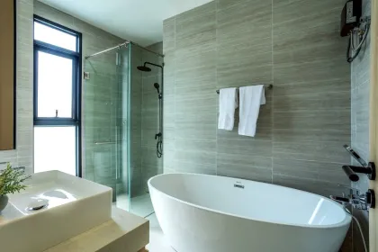 Villa de 3 habitaciones con piscina privada de agua salada en The Place Thalang