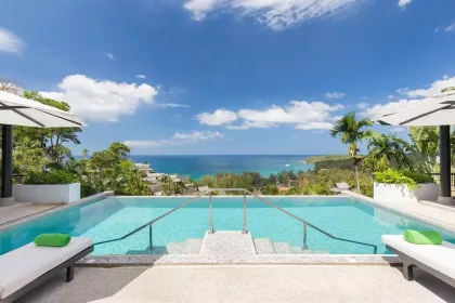 Роскошная вилла с 5 спальнями и видом на море в Сурине, Пхукет