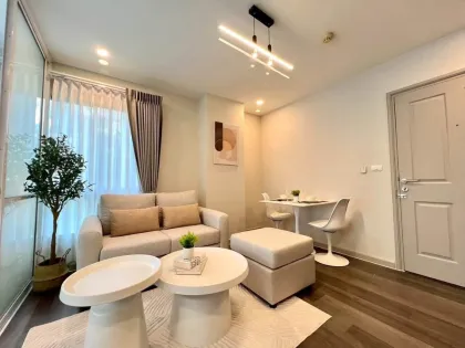 Угловая 1-комнатная квартира с видом на сад и бассейн в D Condo Mine Kathu