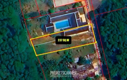 Terrain de 950 m² à vendre à Srisuntorn, Thalang