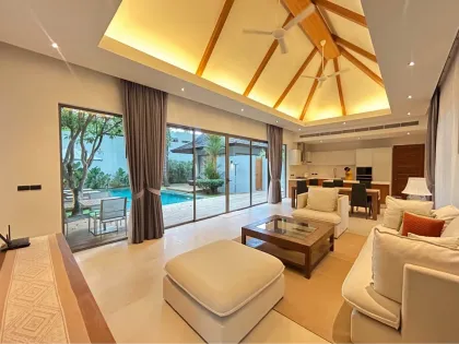 วิลล่าสระว่ายน้ำ 3 ห้องนอน 3 ห้องน้ำ ที่ Anchan Grand Residence