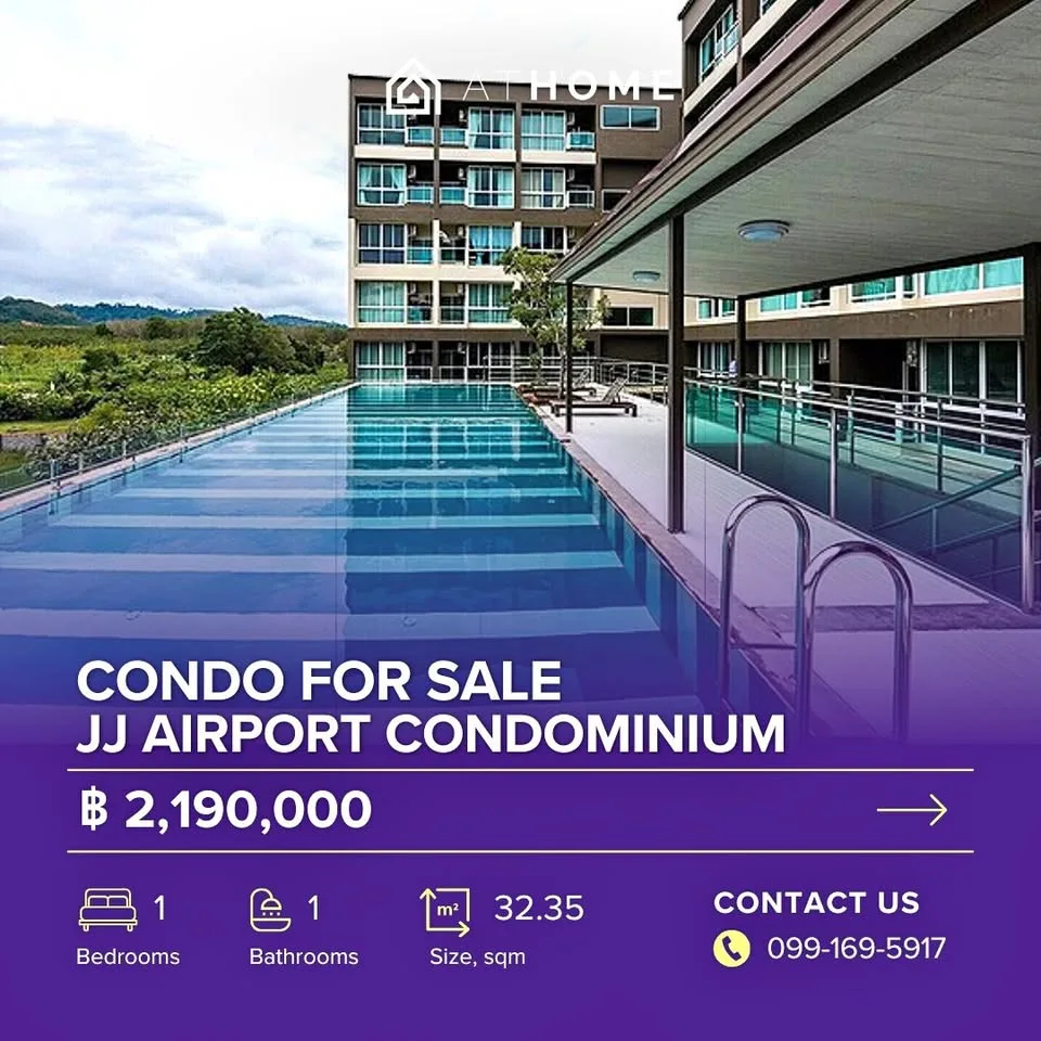 Apartamento de 1 dormitorio en venta en JJ Airport Condominium, Phuket