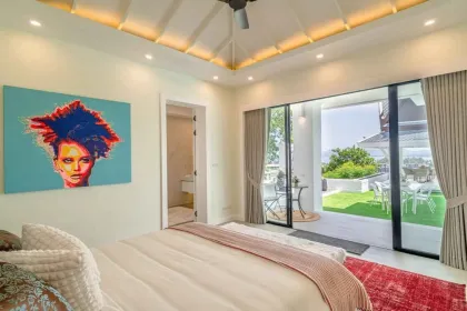 Lujosa villa de 5 dormitorios con impresionantes vistas al mar en Playa Surin