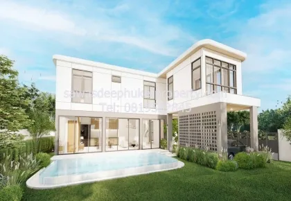 Современная вилла с бассейном и 3 спальнями на продажу в Чалонге