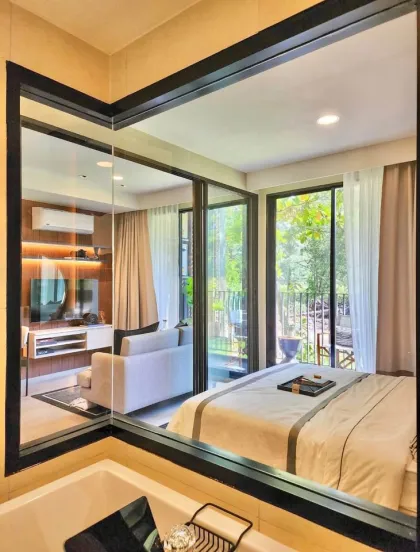 Apartamento de 1 dormitorio cerca de la playa Bang Tao en Thalang, Phuket