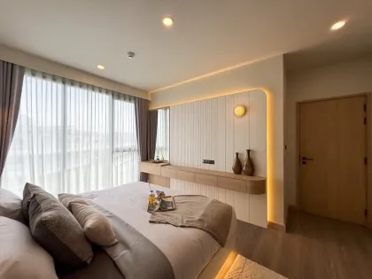2 спальни, 2 ванные в кондоминиуме The Deck Patong с бассейном и видом на горы