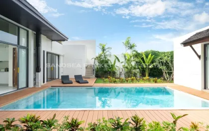 Asian Fusion Style Pool Villa with 3 Beds and 3 Baths