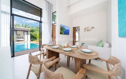 Asian Fusion Style Pool Villa with 3 Beds and 3 Baths