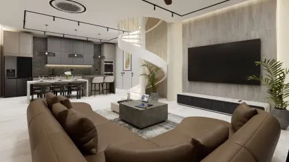 Современная вилла с 4 спальнями и приватным бассейном в Orbita Villa-Town, Раваи