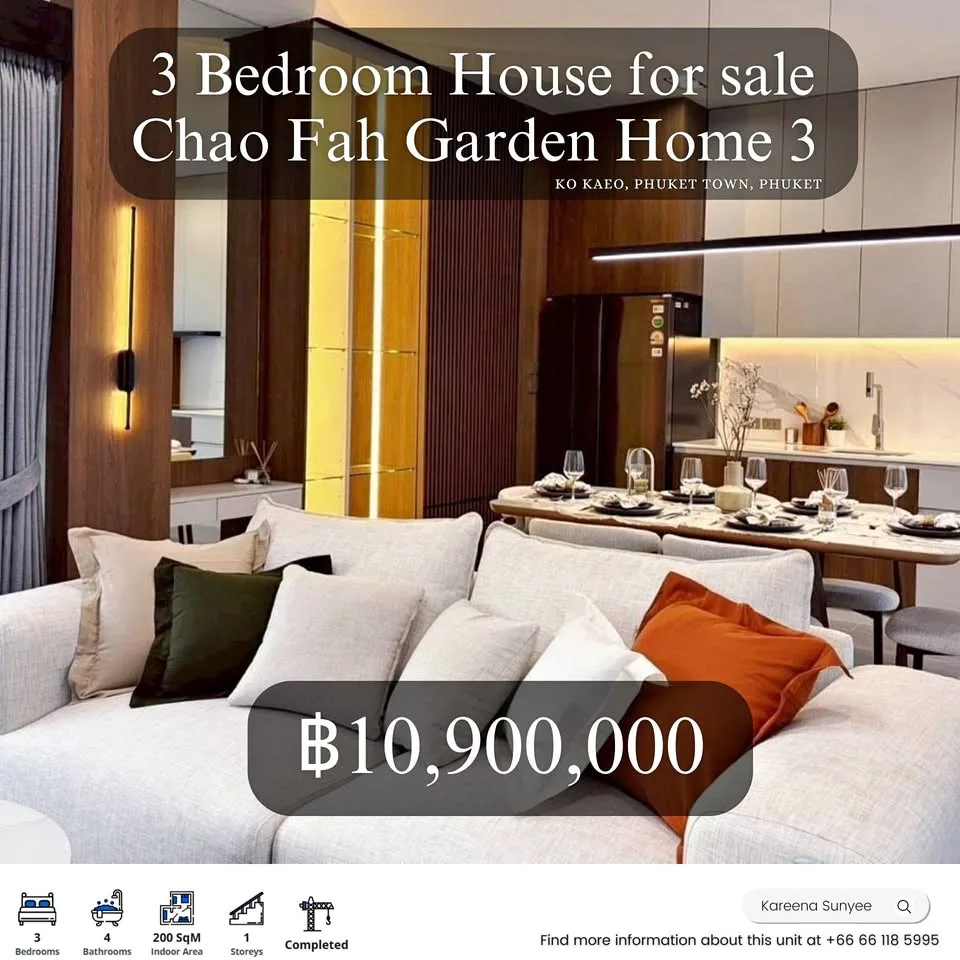 Renovierte 3-Zimmer-Poolvilla in Koh Kaew, Phuket Town