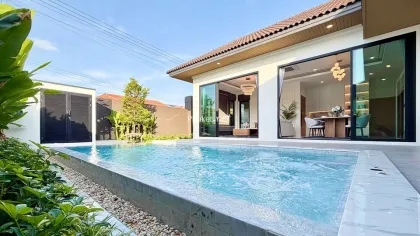 Charmante villa rénovée 3 chambres avec piscine à Koh Kaew