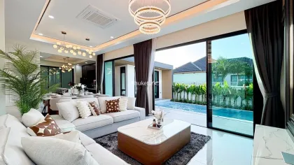 Charmante villa rénovée 3 chambres avec piscine à Koh Kaew