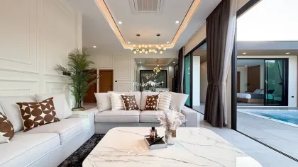 Charmante villa rénovée 3 chambres avec piscine à Koh Kaew