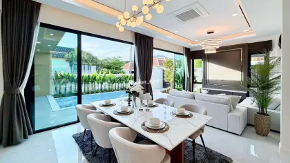 Charmante villa rénovée 3 chambres avec piscine à Koh Kaew