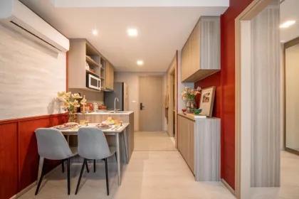 2-Bedroom Apartment with Pool View at The Base Cherng Talay Phuket