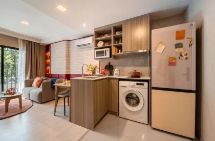 2-Bedroom Apartment with Pool View at The Base Cherng Talay Phuket