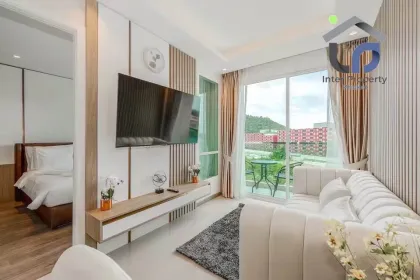 Modernes 1-Zimmer Apartment in Kathu, Phuket mit Pool & Fitnessstudio