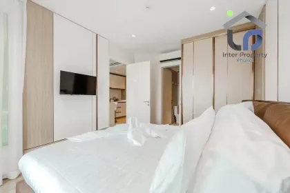 Modernes 1-Zimmer Apartment in Kathu, Phuket mit Pool & Fitnessstudio