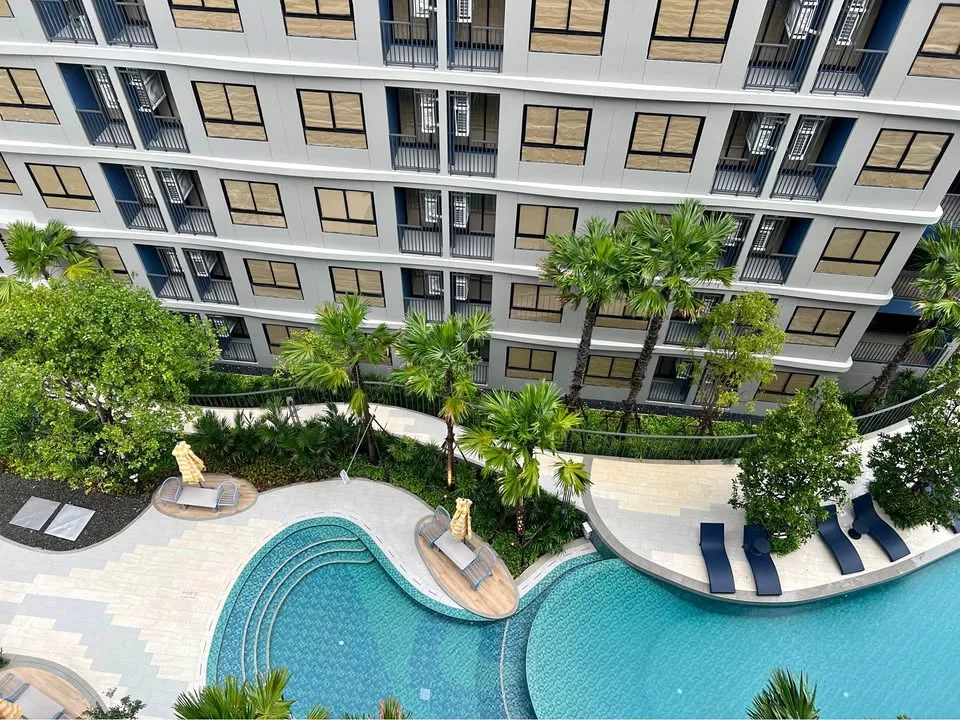 Квартира с 1 спальней и видом на бассейн в D Condo Reef, Kathu