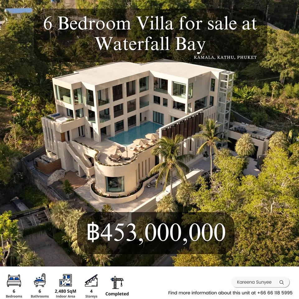 Ultra-Luxury 6 Bedroom Villa at Waterfall Bay, Kamala