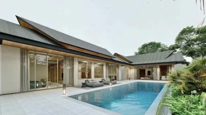 Moderne 4-Schlafzimmer-Villa mit privatem Pool zum Verkauf in Thalang