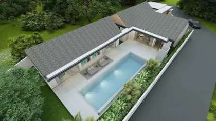 Moderne 4-Schlafzimmer-Villa mit privatem Pool zum Verkauf in Thalang